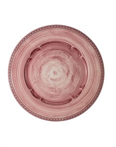 Тарелка обеденная 27 см Augusta розовый Matceramica