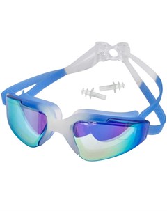 Очки для плавания взрослые с берушами C33452 1 голубые Sportex