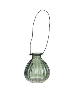 Ваза Mini Vase серая 8 5х11 см Hakbijl glass