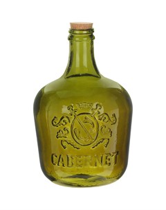 Ваза бутылка Cabernet тёмно зелёная 12 л San miguel
