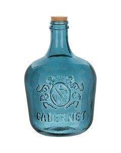 Ваза бутылка Cabernet тёмно синяя 12 л San miguel
