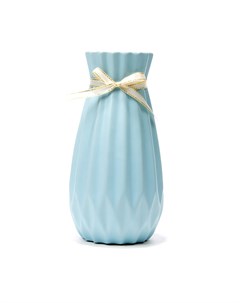 Декоративная ваза голубая 10х20 см Русские подарки