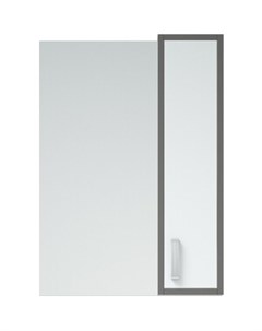 Зеркало шкаф Спектр 50 серый белый SD 00000708 Corozo