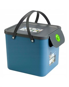 Контейнер для сортировки мусора Albula 40л синий Rotho