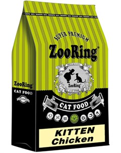 Kitten Chicken для котят с курицей 10 кг Zooring