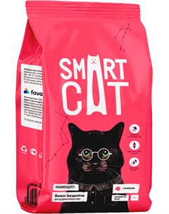 Для взрослых кошек с ягненком 1 4 кг Smart cat