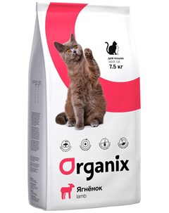 Adult Cat Lamb для взрослых кошек при аллергии с ягненком 18 кг Organix