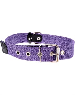 Ошейник брезентовый для собак фиолетовый 35 мм 51 63 см 1 шт Collar