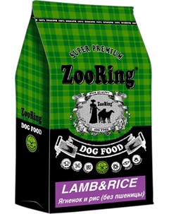 Adult Dog Lamb Rice гипоаллергенный для взрослых собак средних и крупных пород с ягненком и рисом 20 Zooring