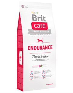 Care Endurance Duck Rice для активных взрослых собак всех пород с уткой и рисом 12 12 кг Brit*