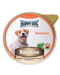 Влажный корм для собак индейка паштет 0 125 кг Happy dog