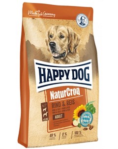 Сухой корм для собак NaturCroq Rind Rice 15 кг Happy dog