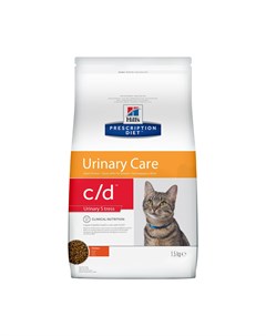 Корм c d Multicare Urinary Stress сухой диетический для кошек при профилактике цистита и мочекаменно Hill's prescription diet