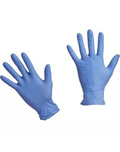 Голубые медицинские перчатки Safe Care нитрил размер М Расходные материалы для рук и ног Чистовье