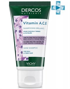 Шампунь для блеска волос Vitamin 50 мл Dercos Nutrients Vichy