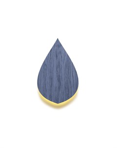 Настенный светильник vita leaf синий 38x24x5 см Woodled