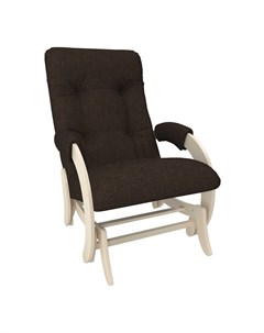 Кресло качалка глайдер коричневый 60x96x89 см Комфорт
