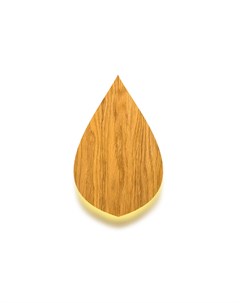 Настенный светильник vita leaf желтый 38x24x5 см Woodled