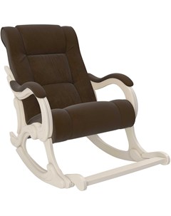 Кресло качалка mango коричневый 69x96x138 см Комфорт