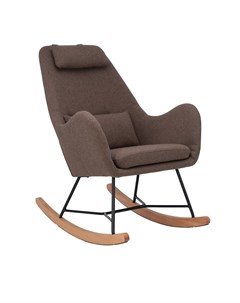 Кресло качалка leset duglas коричневый 160x105x64 см Milli