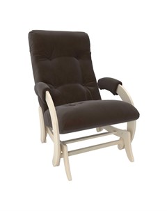 Кресло качалка глайдер montana коричневый 60x96x89 см Комфорт