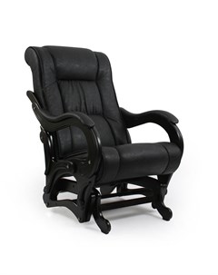 Кресло качалка глайдер dundi черный 69x98x100 см Комфорт