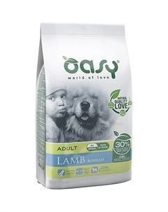 Oasy dry dog oap adult all breed сухой корм для взрослых собак всех пород с ягненком Oasy