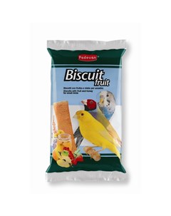Лакомство бисквит Biscuit Fruit для декоративных птиц с фруктами и яйцом 30 г Padovan