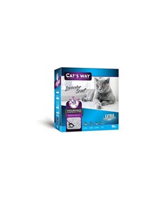 Box White Cat Litter With Lavander And Purple Granule наполнитель для кошачьего туалета с ароматом л Cats way