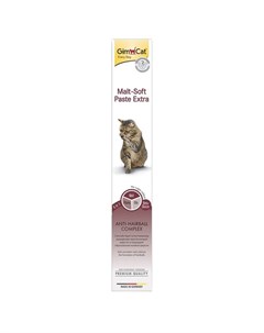 Паста Malt Soft Extra для взрослых кошек всех пород для выведения шерсти 100 г Gimcat