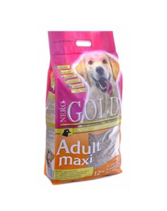 Adult Dog Maxi сухой корм для собак крупных пород Nero gold