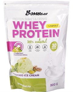 Сывороточный протеин вкус Фисташковое мороженое 900 г Bombbar