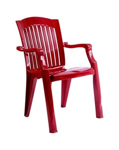 Кресло Стандарт Пластик Премиум полипропилен темно красное Без бренда