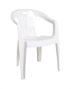 Кресло Комфорт полипропиленовое белое Без бренда