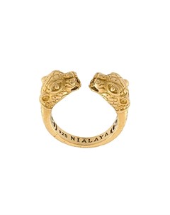Кольцо с головами пантер Nialaya jewelry