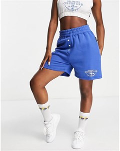 Голубые шорты для бега от комплекта Playboy Sports Missguided
