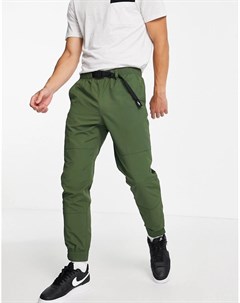 Зеленые нейлоновые брюки с поясом Polo ralph lauren