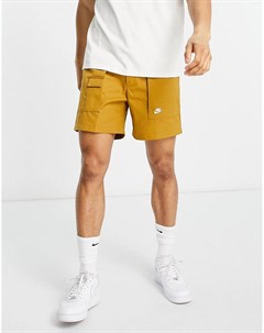 Тканевые шорты светло коричневого цвета Reissue Pack Nike