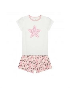 Пижама Звездочка белый розовый Mothercare