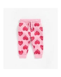 Спортивные брюки Сердечки розовый Mothercare