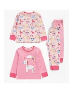 Пижамы Единорог 2 шт розовый Mothercare