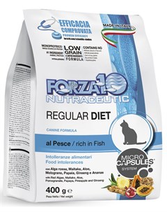 Корм для кошек при аллергии и пищевой непереносимости диетический с рыбой 1 5 кг Forza10
