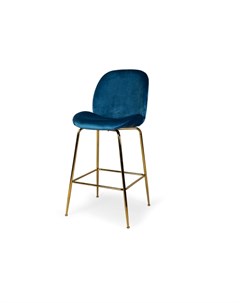 Барный стул sierra синий 47x113x54 см Desondo
