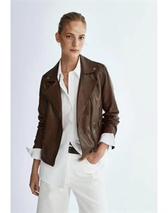 Куртка кожаная Massimo dutti