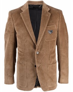Вельветовый однобортный пиджак Philipp plein