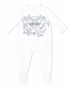 Пижама с вышитым логотипом Kenzo kids