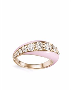 Кольцо Remi из розового золота с эмалью и бриллиантами Melissa kaye