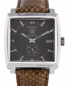 Наручные часы Monaco pre owned 38 мм 2000 го года Tag heuer