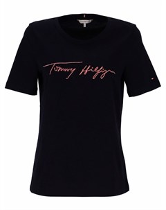 Футболка с вышивкой Tommy hilfiger