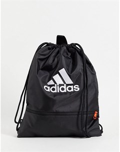 Черная спортивная сумка с крупным логотипом adidas Training Adidas performance